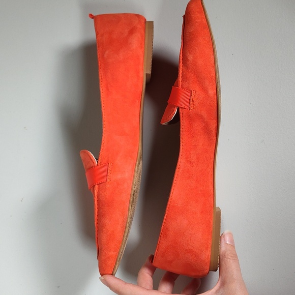 Boden Abbie orange suede loafers 39 - Picture 10 of 15